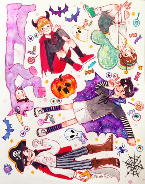 Happy halloween!! With seventeen