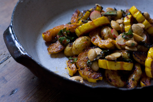 Vegan Roasted Delicata Squash Salad Recipe