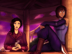 iahfy:   ”I brought you some tea. I thought you might be cold out here”     well played korra 