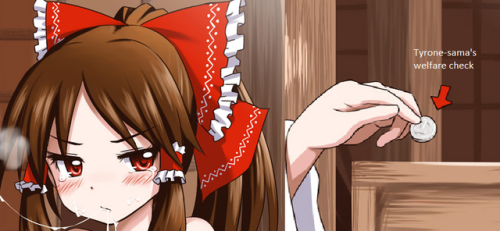 What could the chaste miko Hakurei Reimu have done to receive such a generous donation?Congratulatio