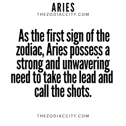 zodiaccity: Zodiac Aries Facts. For more zodiac fun facts, click here. Lol probably why I don’