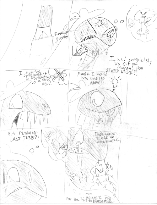 OLD ART–THE GALACTIC CITY–PART 9More of that old comic from middle school where the Grea