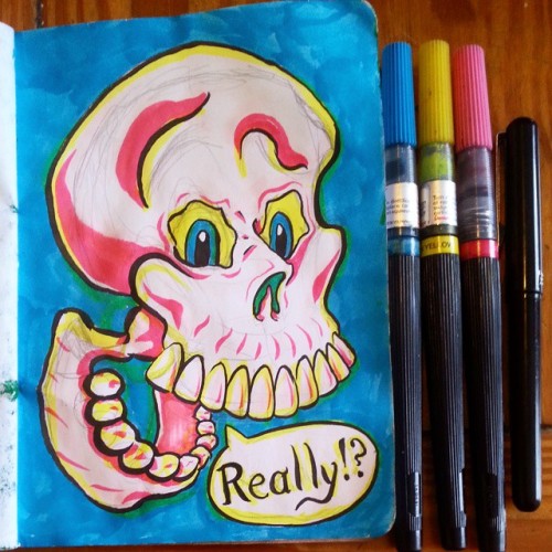 Sex Sketchbook Project 2015. Skulls. #artistsoninstagram pictures