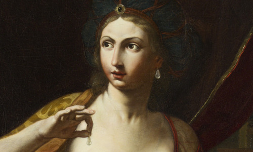 Elisabetta Sirani, Cleopatra (details), 17th century