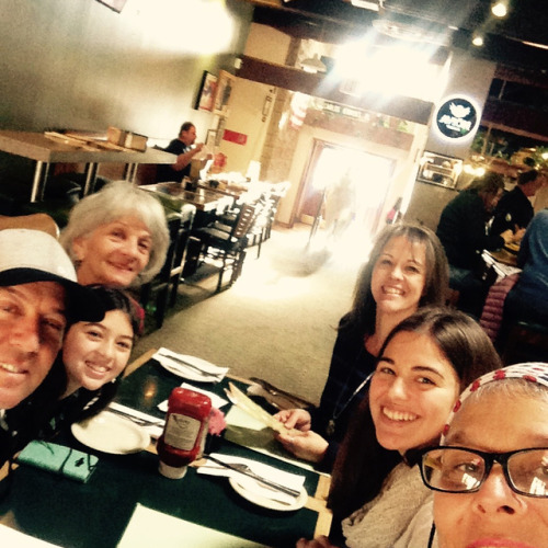 Ate Christmas Eve dinner with my family then we all went to a candlelight church service together. I