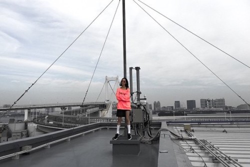 teammizuhara:  Behind the scenes from Kiko’s photoshoot for Nylon Japan August 2015 x