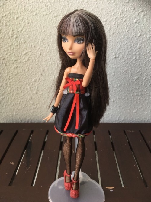 oki-doll: Pound shop dress@chiro-bi just got back from a school trip and got this for cerise in th