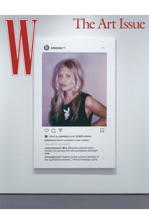 Kate Moss in “#katemossbyrichardprince: Art for the Social Media Age.” Photographed by Moss’s boyfri