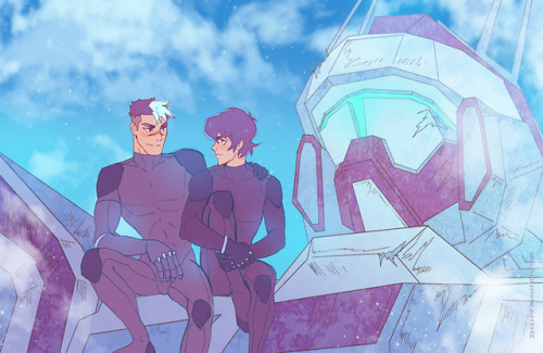 babushkahihi: My other AU. Shiro and Keith are piloting a very old robot together.