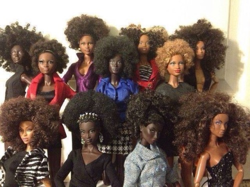 imclairebear903: Black barbies. Beautiful