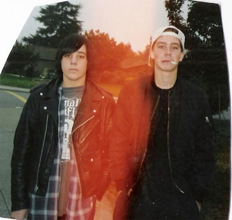 catjones:  Al Cisneros and Matt Pike of Sleep in high school. You can almost see