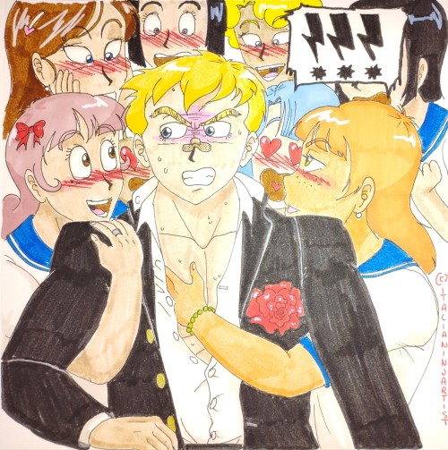 Teenager General Blue May Be Gay But His Charm Doesn't Go Unnoticed By Girls! Poor Guy, He Doesn't Like