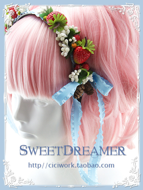 truth2teatold: Ciciworks Strawberry Headband