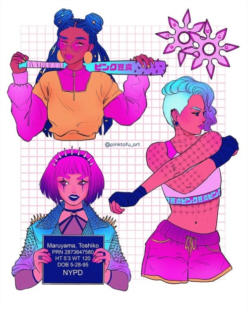 Girl gang aesthetics✨Had so much fun creating these characters! I used to do a lot of these type of 