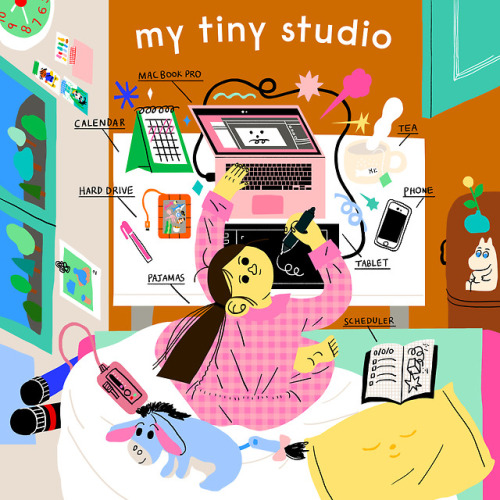 An interview for Vanguards Magazine! You can read all about my tiny studio/bedroom and my daily sche