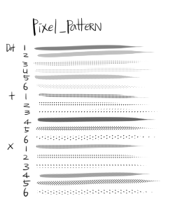 slothmunster:  kingzart:  Hey guys, I’ve made some pixel brushes!! I mostly just use gray tones, but sometimes I really miss screentone-like quality when doin’ uh, comic art :D?! I have made both Photoshop and SaiTool version, so I decided to share~