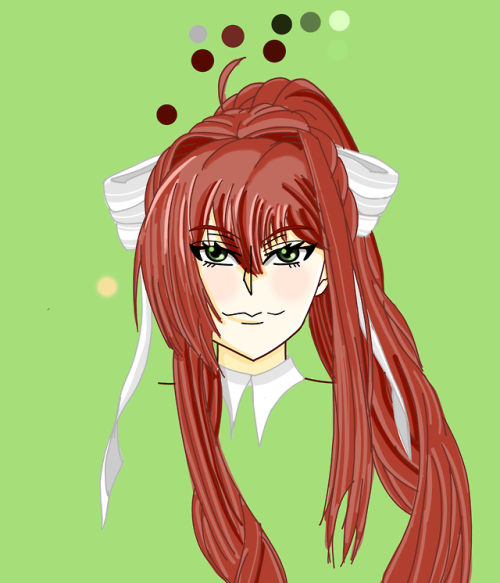 A work in progress after I figured out a few things about myself.Monika inspires me in a lot of ways