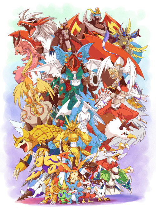frantheman2014: Digimon art byきりかぜ www.pixiv.net/member_illust.php?mode=medium&amp;illust