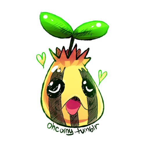 ohcorny:sunkern is one of my favorite grass pokemon because it’s also one of my favorite reaction im