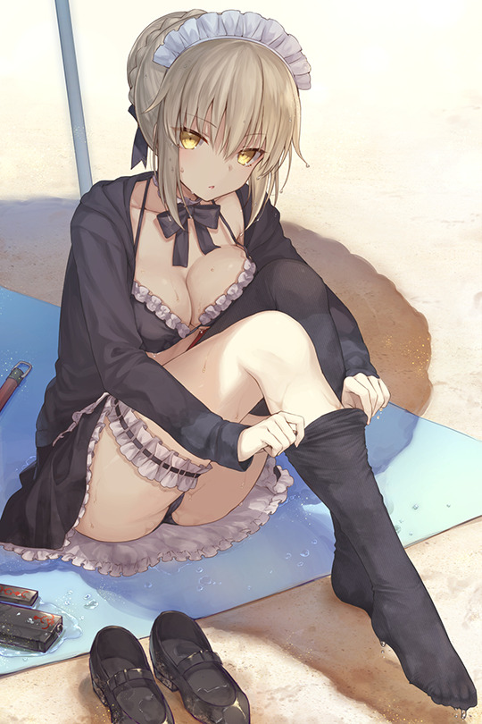 a-titty-ninja: 「水着オルタさん」 by ましゅー | Twitter ๑ Permission
