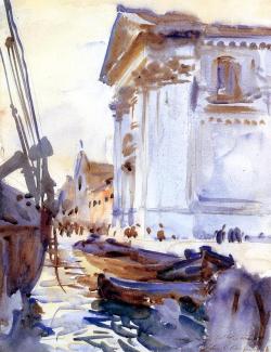 artist-sargent:  I Gesuati, 1903, John Singer SargentSize: 30.32x39.37 cmMedium: watercolor