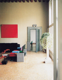 aqqindex:  Ettore Sottsass and Aldo Cibic, Munari Apartment, 1983