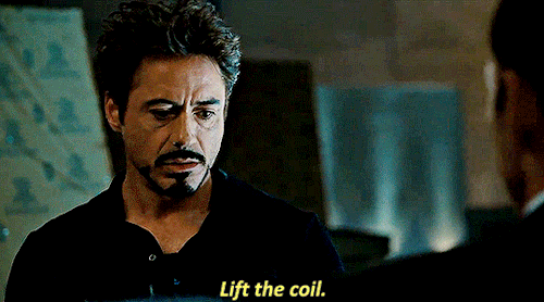 baehaar: Tony + using (a prototype of) Steve’s shield to solve the riddle of his heart.