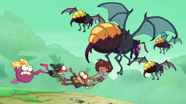 Day 246 of Amphibia ScreenshotsEpisode: Hop ‘Til You Drop #Amphibia #Hop Til You Drop  #Amphibia Hop Til You Drop #Anne Boonchuy#Sprig Plantar#Polly Plantar#Hop Pop #Hop Pop Plantar #Hopediah Plantar#Amphibia Screenshots#Amphibia Screenshot