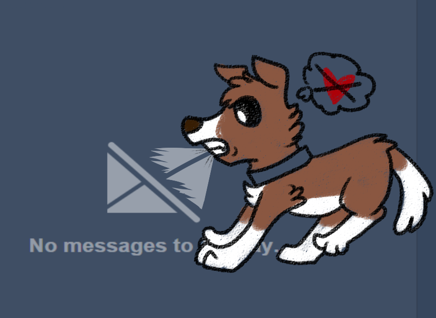 Boost! Send the doggy some messages! :3