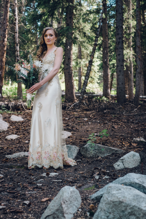 Ashley, in a wedding dress of her own making // Part 1 of 4Photography by Korey Klein