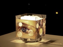 vuls:  Lamp by Tony Oursler 