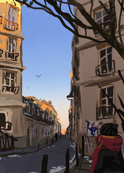 zandraart: paris winter