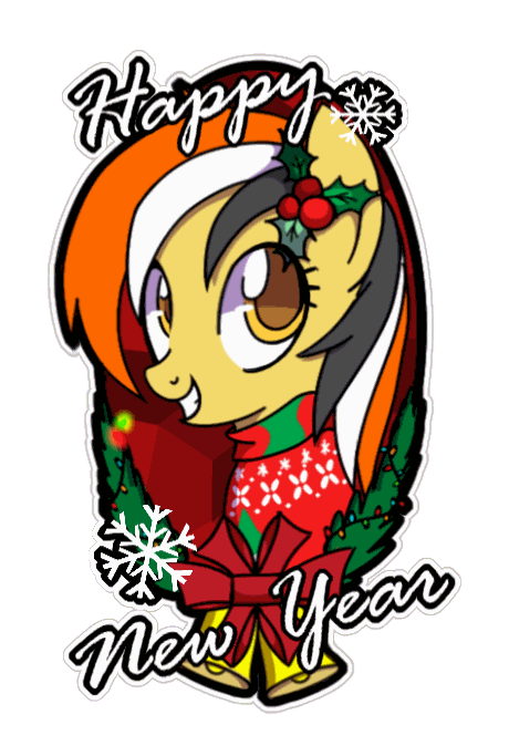 ask-checker:  Happy New Year guys!!!(Art by my best friend Blaki. And yes, I didn’t
