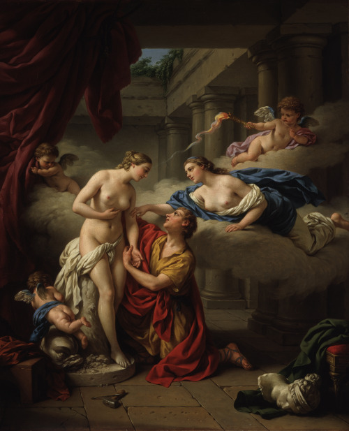 Pygmalion and His Statue (Pygmalion and Galatea), Louis-Jean-François Lagrenée, 1777