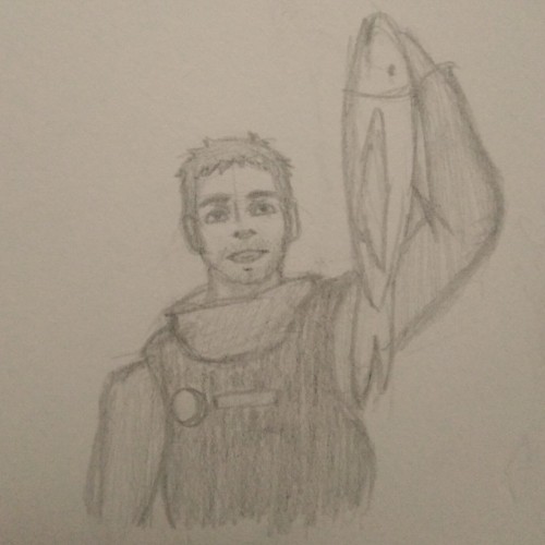 I'm Tired And The Drawing Is Sloppy. But I Really Wanted To Draw My Boy Kelvin