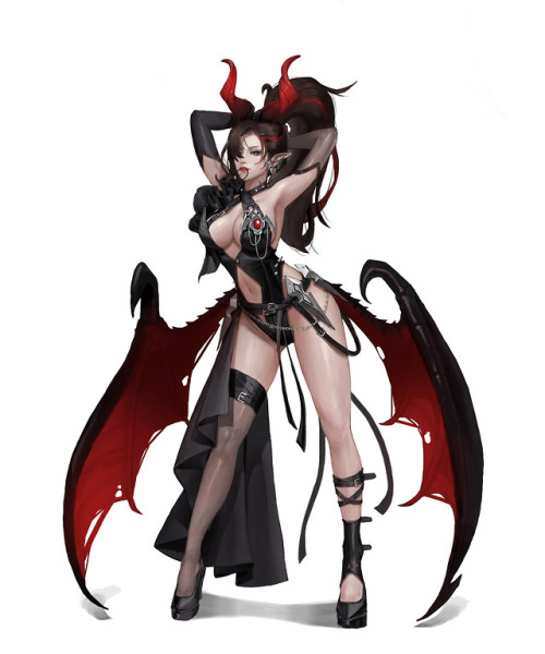 Game Concept Art_Succubus choe yera https://www.artstation.com/artwork/xzLOdR