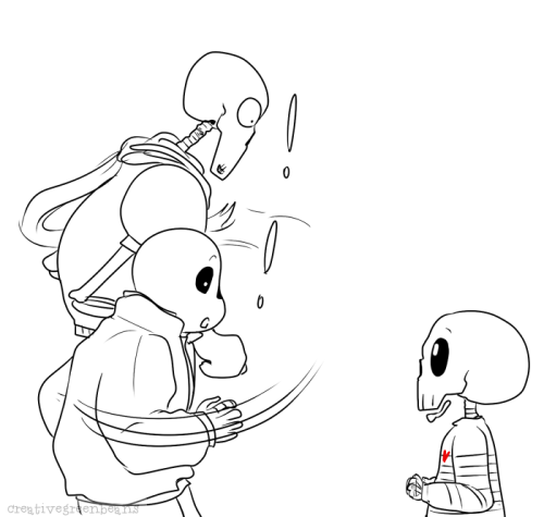 creativegreenbeans:  Head canon where Frisk dies at the end of the Pacifist run, but because they are magical and have save powers, they turn into a monster/skeleton instead!   > .<