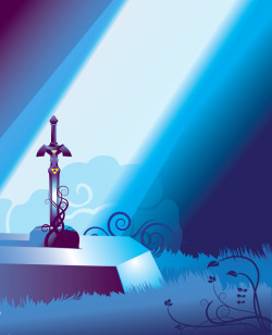 pixalry:  LoZ: Master Sword And Stone -