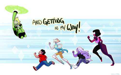 wallabri:  you ever have an idea and then it just gets way out of hand??the lyric phrasing of the song might be a bit off but if you squish the ‘to’s it should work okay i think. in any case i love peridot, she’s awful and the best. 