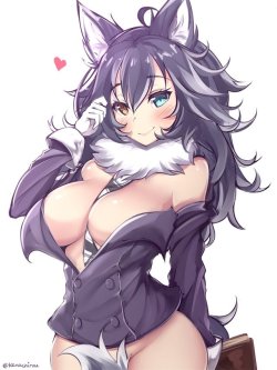 kanachiro: grey wolf from kemono friendspatreon twitter pixiv  