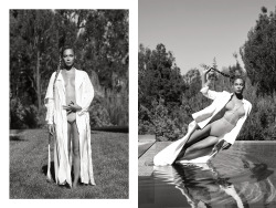 lyjerria:  beyonce:  Flaunt Magazine  Photo Credit: Robin Harper   LOOK @ THIS ANGEL QUEEN