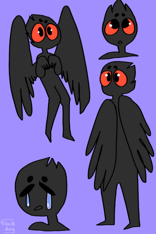I Did Some Mothman Doodles