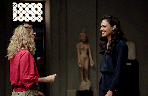 justiceleague:Kristen Wiig and Gal Gadot on the set of “Wonder Woman 1984”