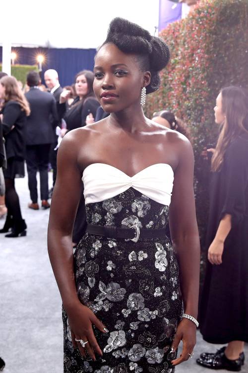 LUPITA NYONG'O in custom Louis Vuitton at the 26th Annual Screen Actors Guild Awards
