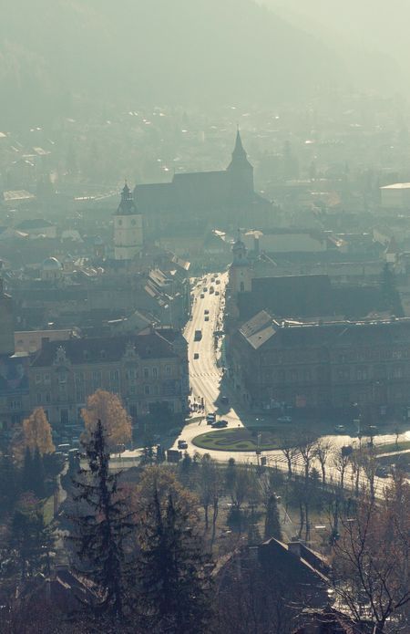 downtown brasov seen from the citadel hill photo by Diana Maniu 