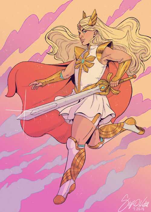 juststeffiart:She-Ra is she-ready! I’m so excited for this show!!!!