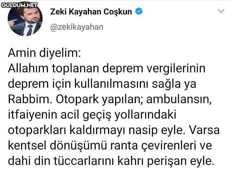 Zeki Kayahan Coşkun...