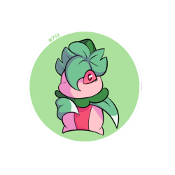 hydroflorix: Updated digital versions of Fomantis and Lurantis from Pokemon a Day! When I originally drew them I was on a trip and didn’t have my laptop, but wasn’t gonna let a little thing like that make me miss a day, obviously :P Now they match