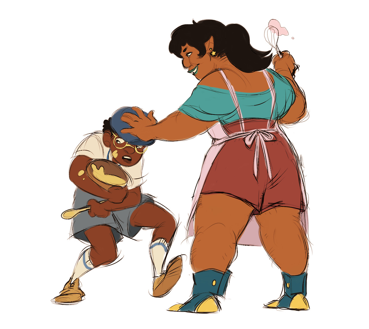 tuherrus:so i was thinking about taako’s aunt and started rolling down the hill