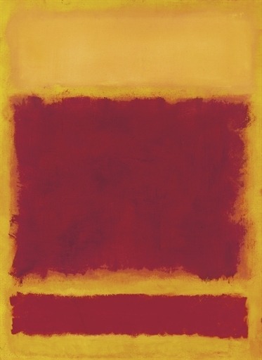 artist-mark-rothko: Composition, 1958, Mark Rothko